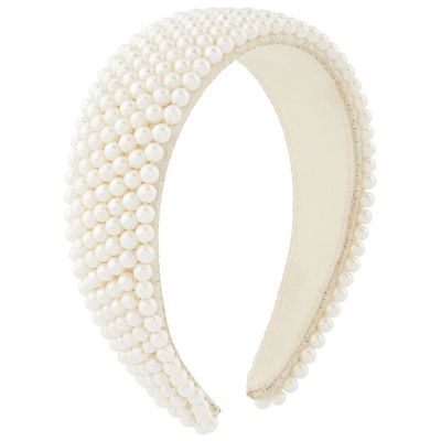 Pearly Bridal Padded Headband from Accessorize