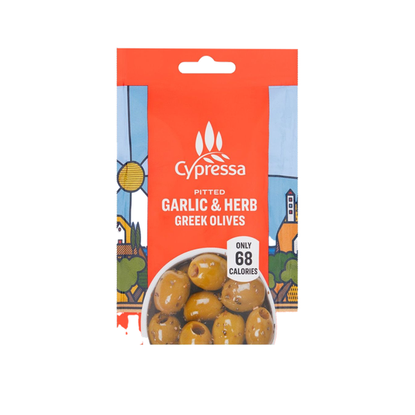Garlic & Herb Pitted Greek Olives from Cypressa