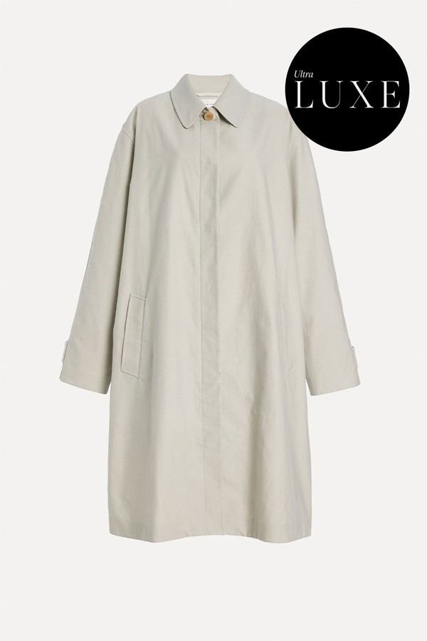 Pluma Cotton-Blend Trench Coat from The Row