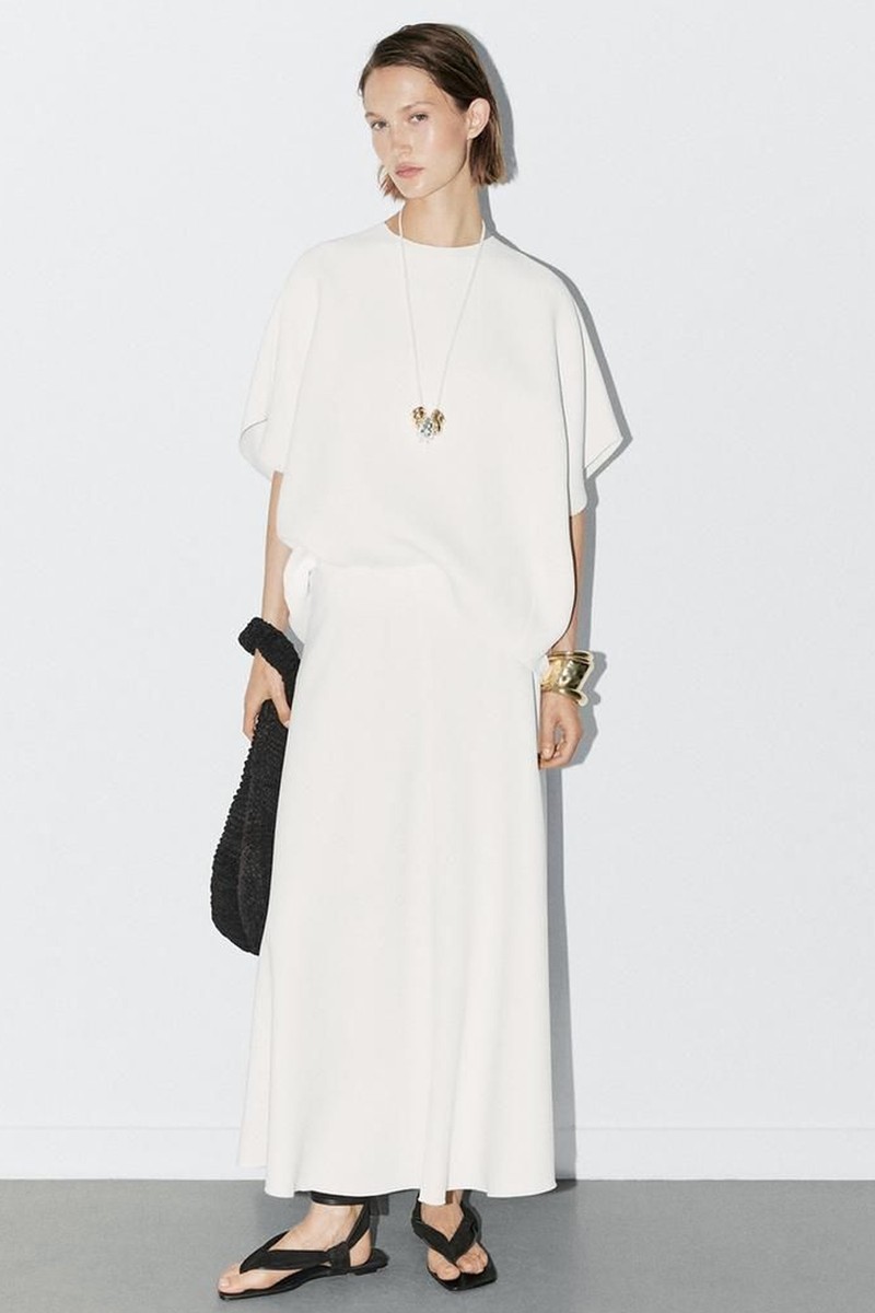 Long Sleeveless Oversize Blouse