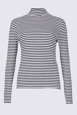 Cotton Long Sleeve T-Shirt from M&S Collection