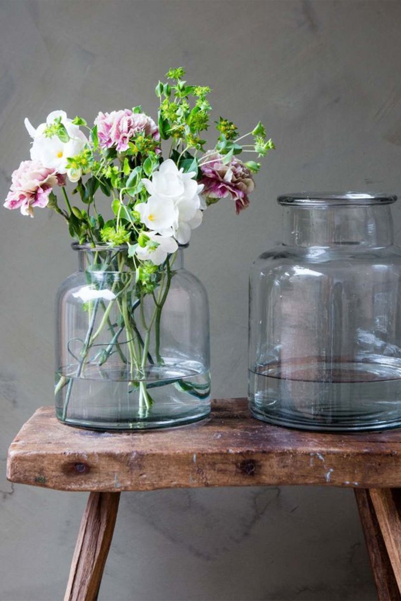 Wide Glass Vases from Graham & Green