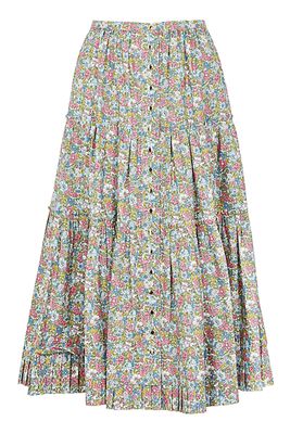 Floral-Print Cotton Midi Skirt from Marc Jacobs