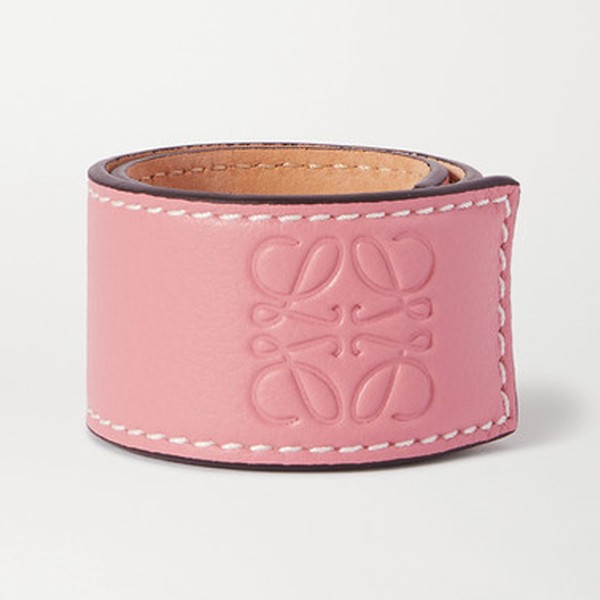 Embossed Leather Bracelet from Loewe