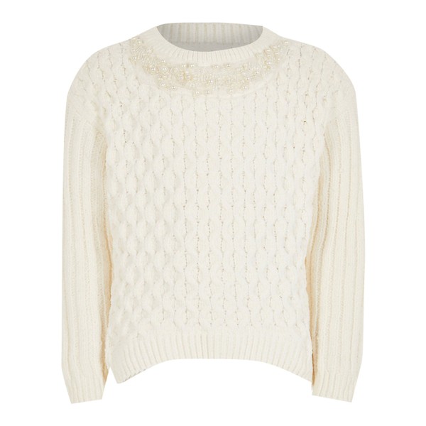 Cream Chenille Jumper
