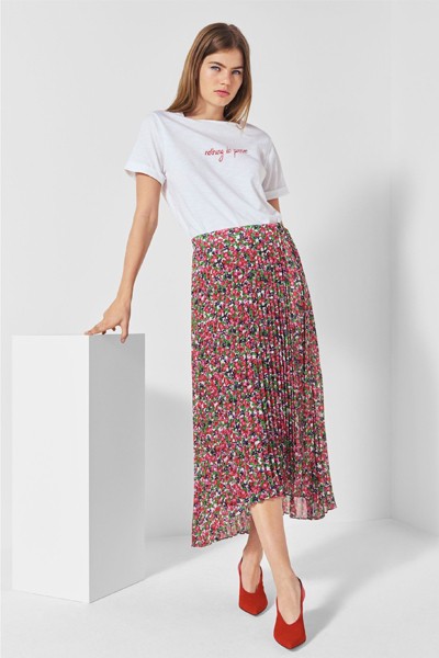 Next/Mix Printed Pleat Skirt