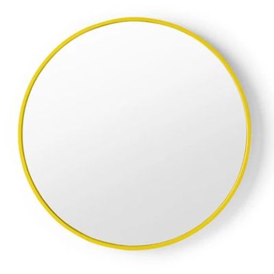 Bex Round Lacquered Mirror from MADE