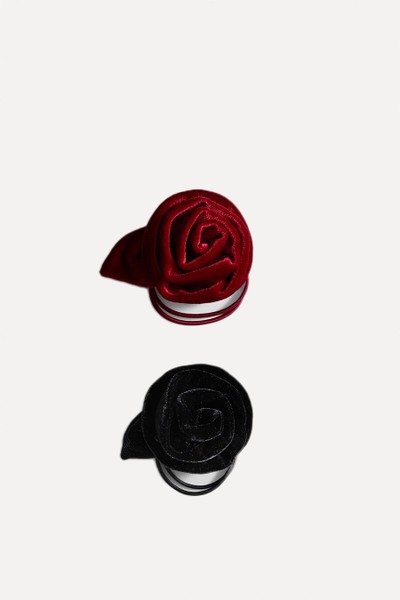 Flower Hair Ties Pack from Mango