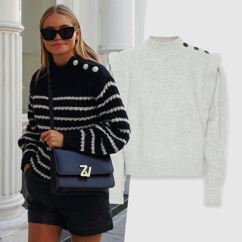 The Microtrend: Shoulder Button Knits