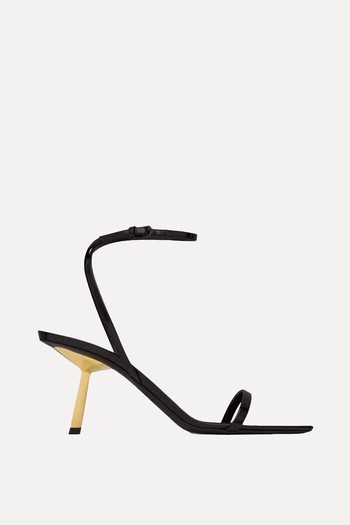 Lee 75 Polished Leather Sandals from Saint Laurent