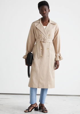 Relaxed Double Breasted Trench Coat from & Other Stories 