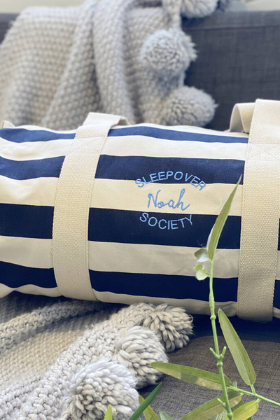 Personalised-Sleepover-Weekend-Bag, £39.50