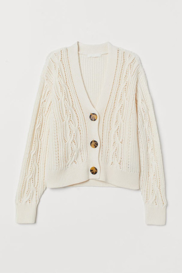 Cable-Knit Cardigan