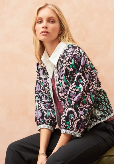 Organic Cotton Block Print Jacket