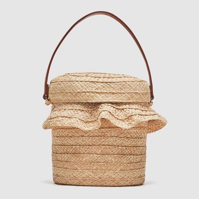 Bag with Ruffle Trim from Zara