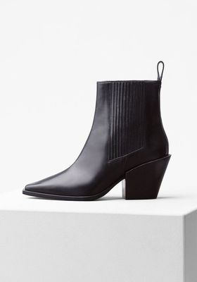Black Kate 80 Leather Ankle Boots from Ayede