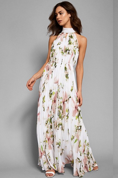 Nicee Harmony Pleated Maxi Dress from Ted Baker 