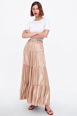 Skirt With Frills from Zara