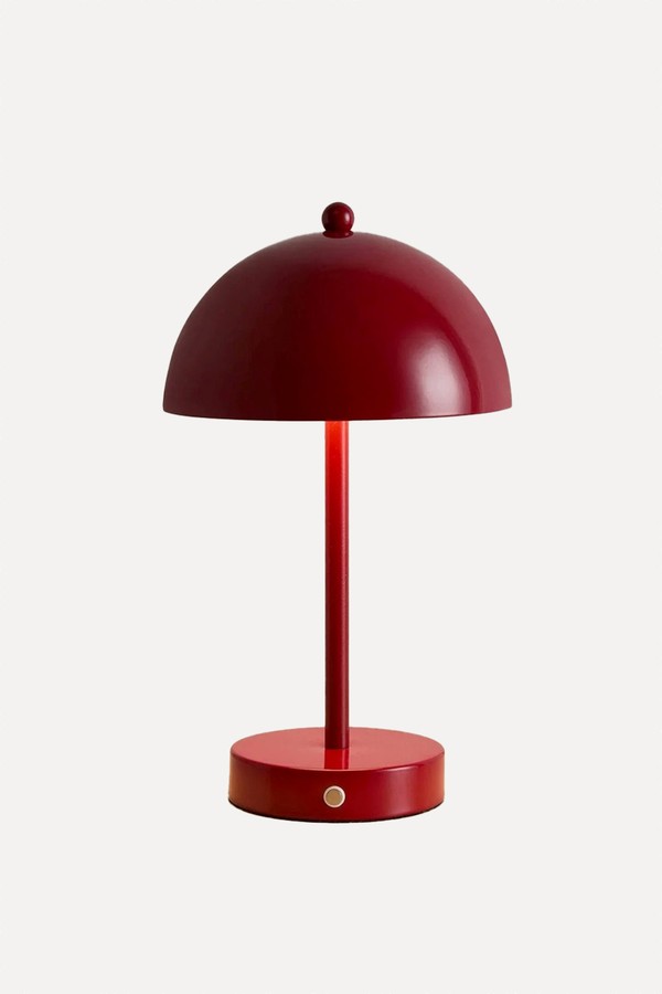 Cerise LED Rechargeable Wireless Table Lamp from Dusk