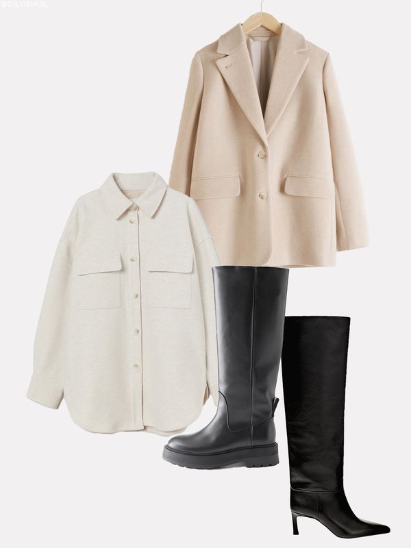 Look We Love: Knee-High Boots & A Boxy Jacket
