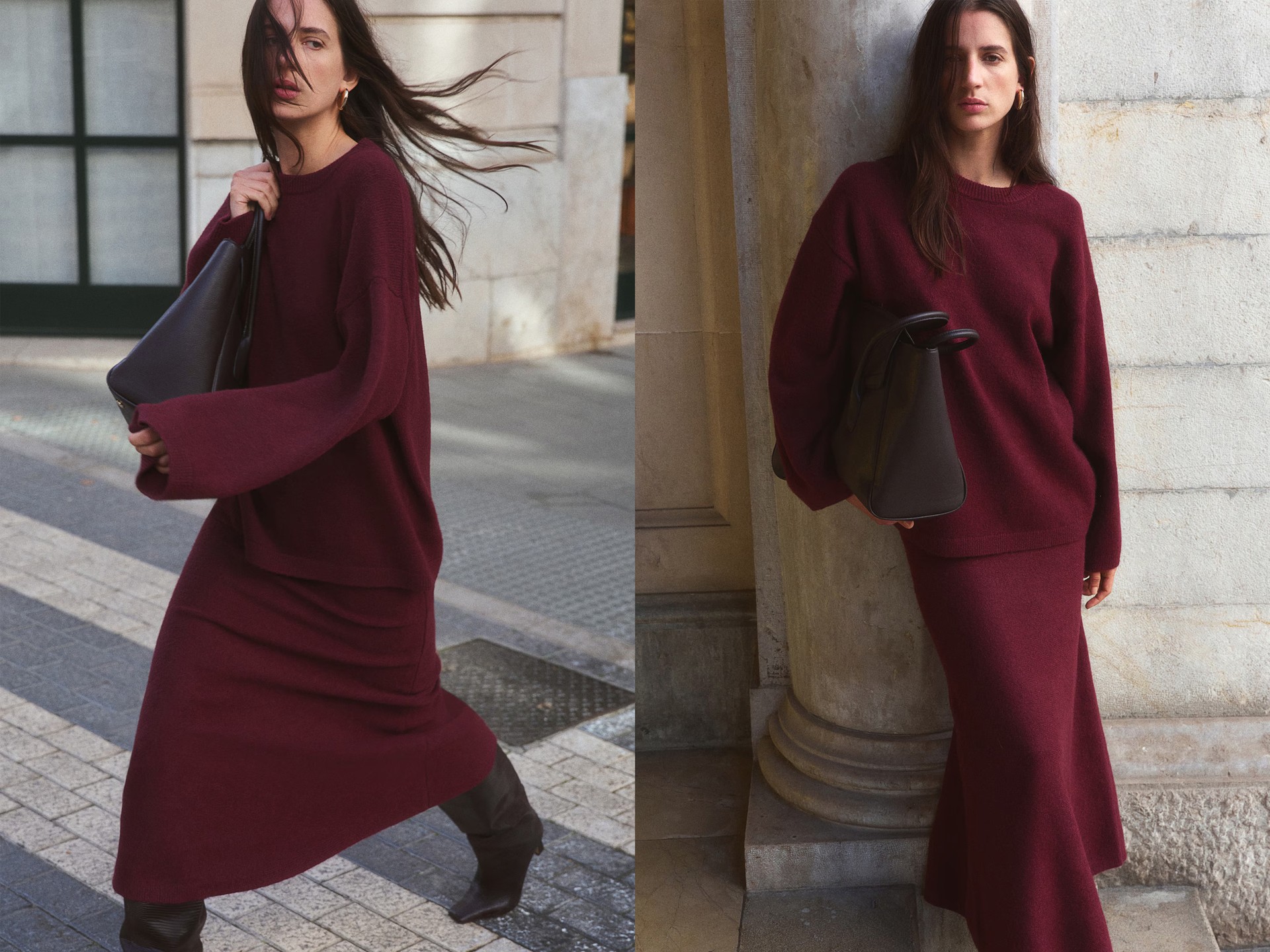 Flared Knitted Skirt from H&M