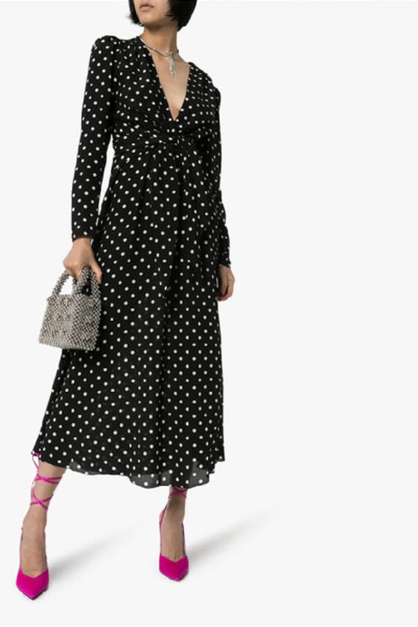 Polka Dot Tea Dress from Alessandra Rich