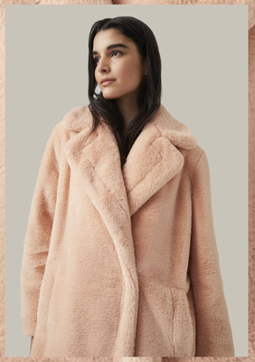Buona Faux Fur Long Coat, £160