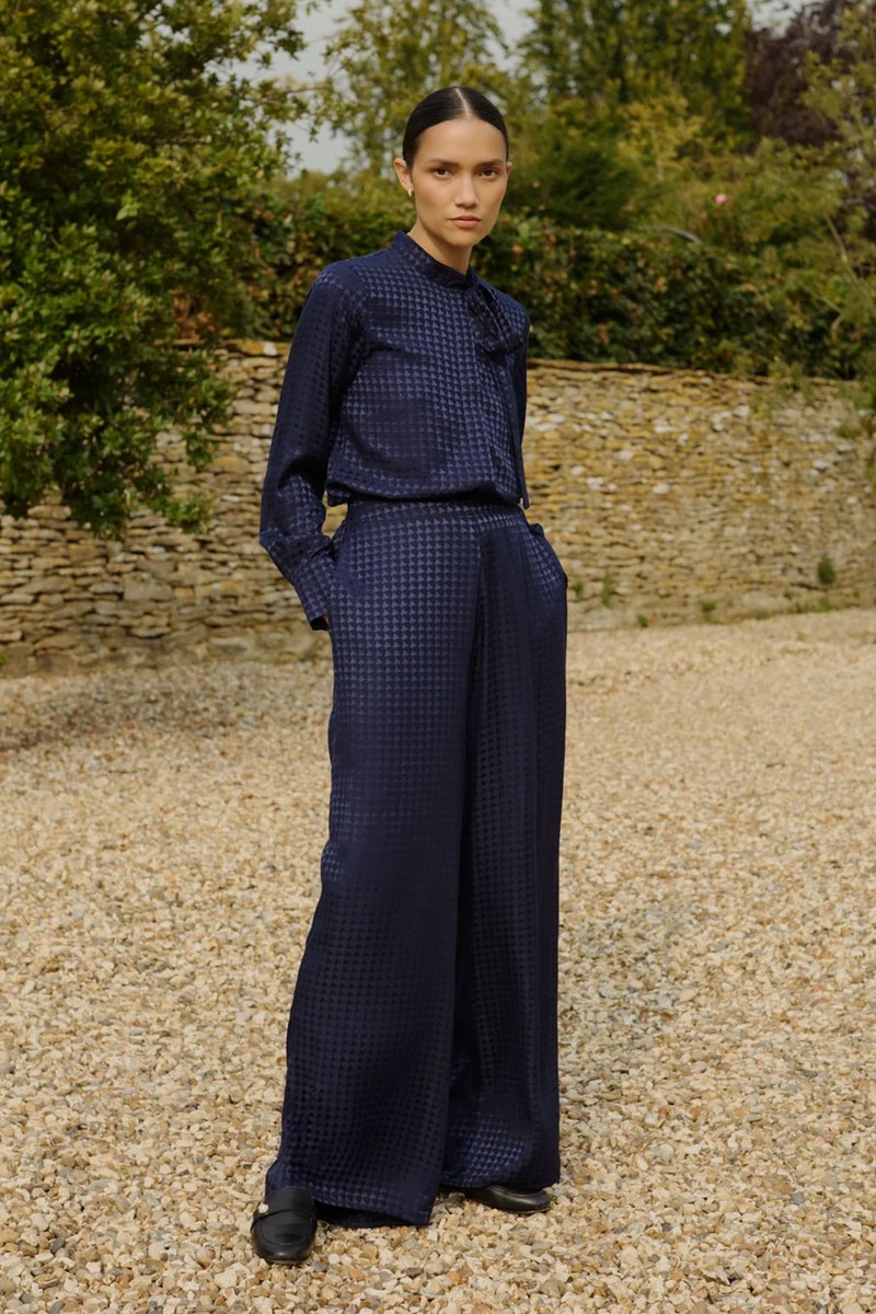 India Jacquard Trousers from Beulah