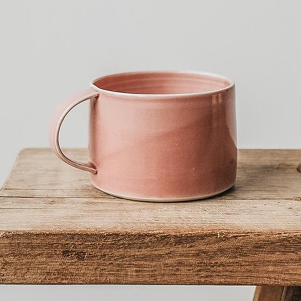 Large Mug in Rhubarb from Barton Croft