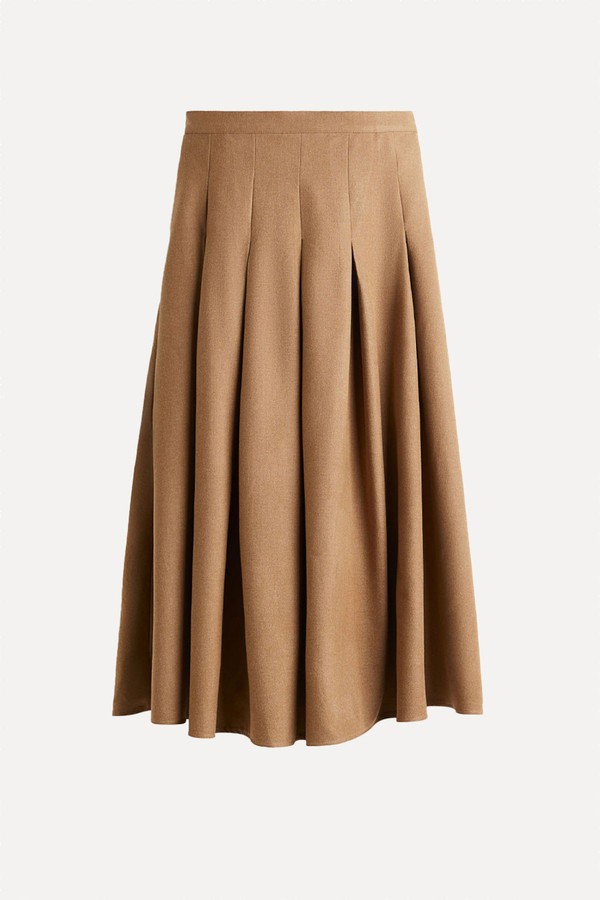 Pleated Midi Skirt from H&M