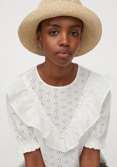 Flounce-Trimmed Blouse from H&M