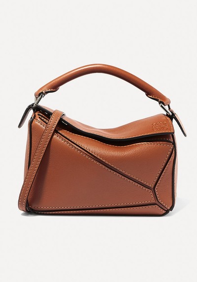 Puzzle Mini Textured-Leather Shoulder Bag from Loewe