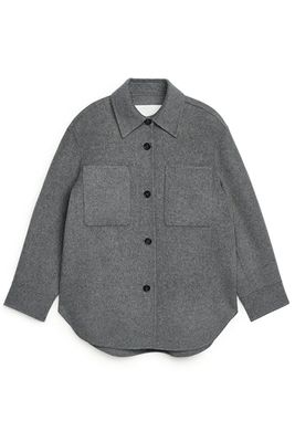 Relaxed Wool Overshirt  from ARKET