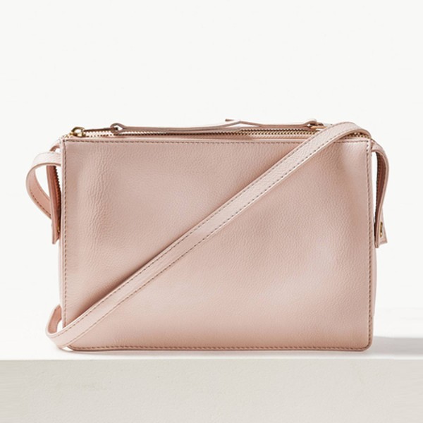 2 Part Leather Cross Body Bag