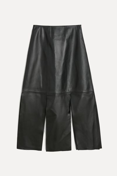 Lunes Leather Skirt from By Malene Birger