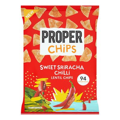 Lentil Chips Sriracha from Properchips