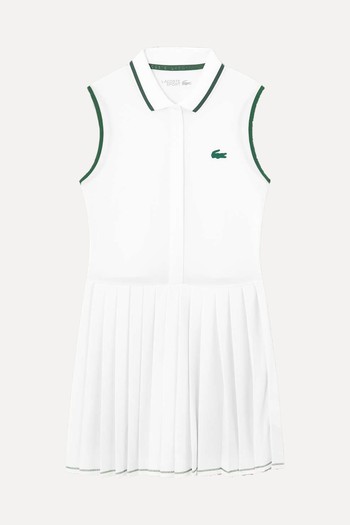 Built-In Shorty Pleated Tennis Dress from Lacoste