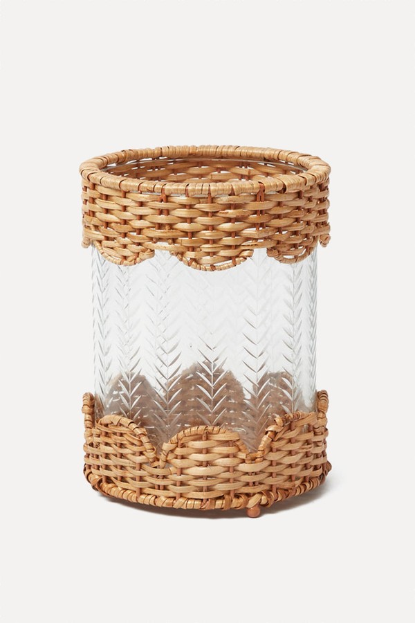 Helena Rattan Hurricane Lantern from Mrs. Alice
