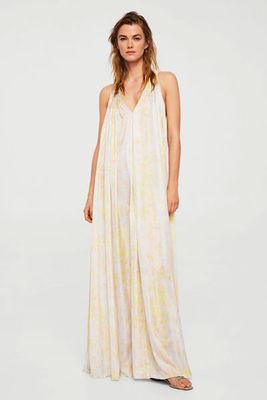 Printed Long Dress from Mango