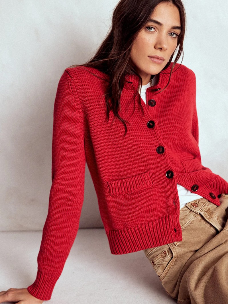 Lucy Chunky Cotton Cardigan