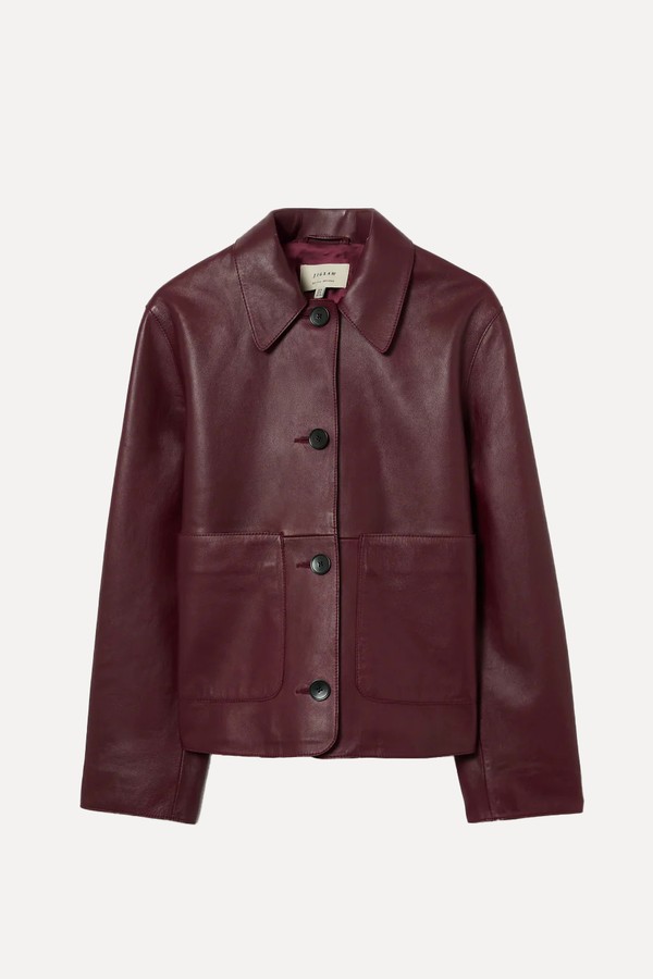 Eve Leather Cropped Jacket