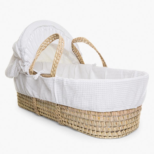 Waffle Moses Basket from John Lewis & Partners