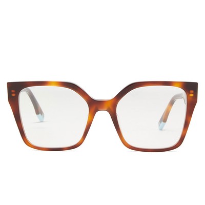 Fendi Way Square Tortoiseshell-Acetate Glasses from Fendi