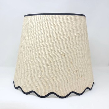 Rustic Raffia Lampshade from LightStylist