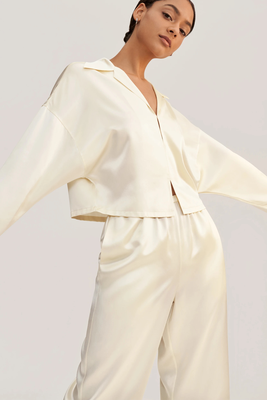 Jasmine Silk Pullover Pajama Set, £199 | Lilysilk
