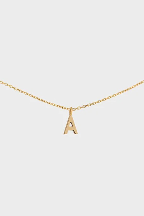 Initial Necklace from Aurum & Grey