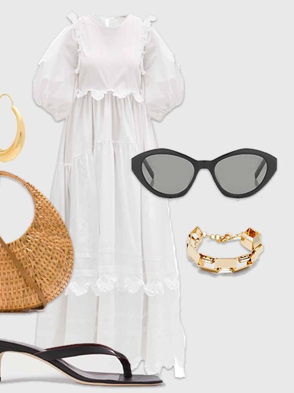 Debit Vs. Credit: The White Summer Midi