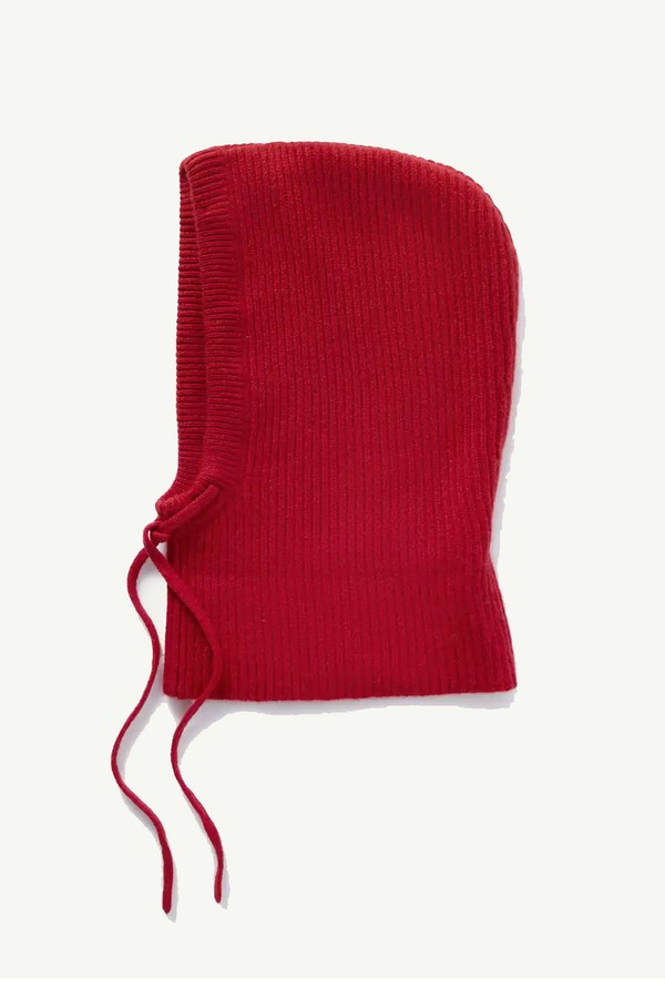 Klosters Ribbed Cashmere Balaclava from Arch4