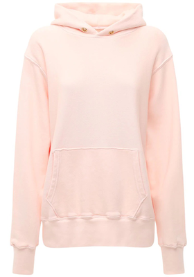 Cropped Cotton Sweatshirt Hoodie from Les Tien