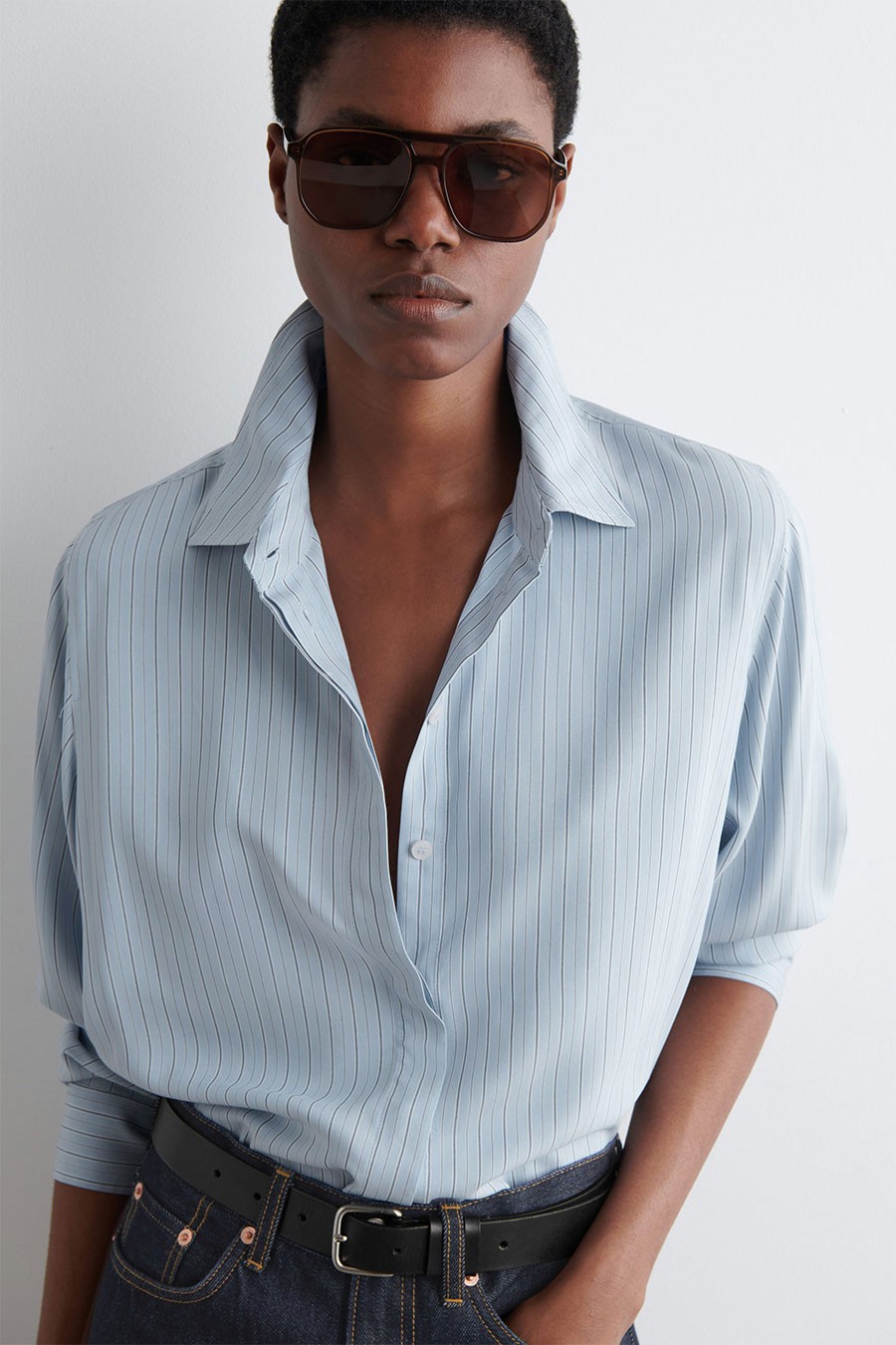 Relaxed Striped Shirt from COS